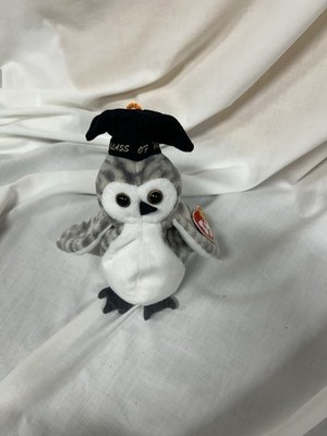 TY Beanie Baby Wiser The Owl 1999 ***Rare Retired Vintage & Collectable***