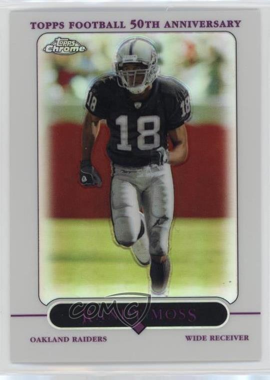 2005 Topps Chrome Refractor Randy Moss #68 HOF h8k