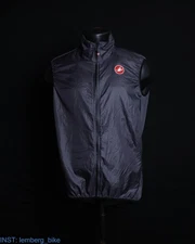 Castelli Aria Vind Cycling Vest Men - dark grey(XL) #340