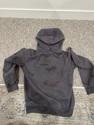 SS20 Supreme Overdyed Hooded Sweatshirt Size M Medium hoodie Black