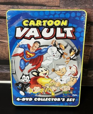     Cartoon Vault 4 DVD Collector s Set New Sealed Classic Cartoons Superman