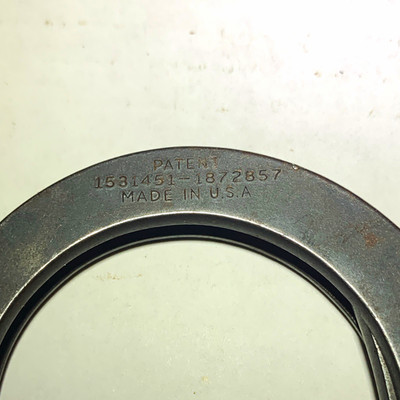 Peerless Handcuff Co. Black Handcuffs w/ Key, Springfield MA patent date 1945