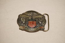 LIMITED US CONSTITUTION COMMEMORATIVE 1787 - 1987 200TH ANNIVERSARY BELT BUCKLE