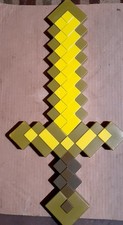 Cosplay Minecraft Mojang Gold Disguise 20 Inch Sword