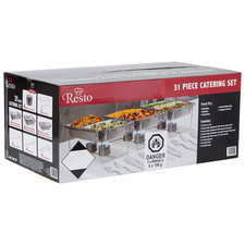 Resto 31 Piece Catering Set - Catering, BBQ’s, Gatherings and Events