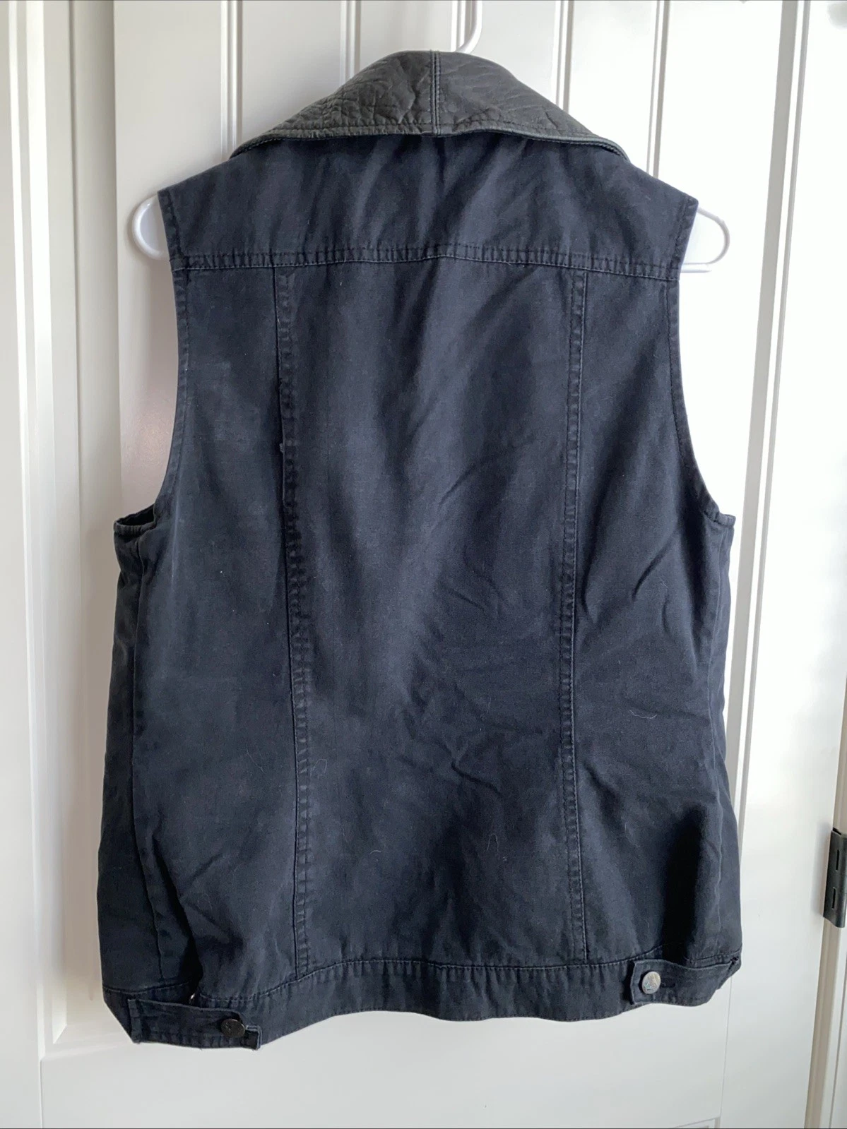 Kakadu Traders Australia Concealed Carry Canvas Vest leather trim mens S small image 5