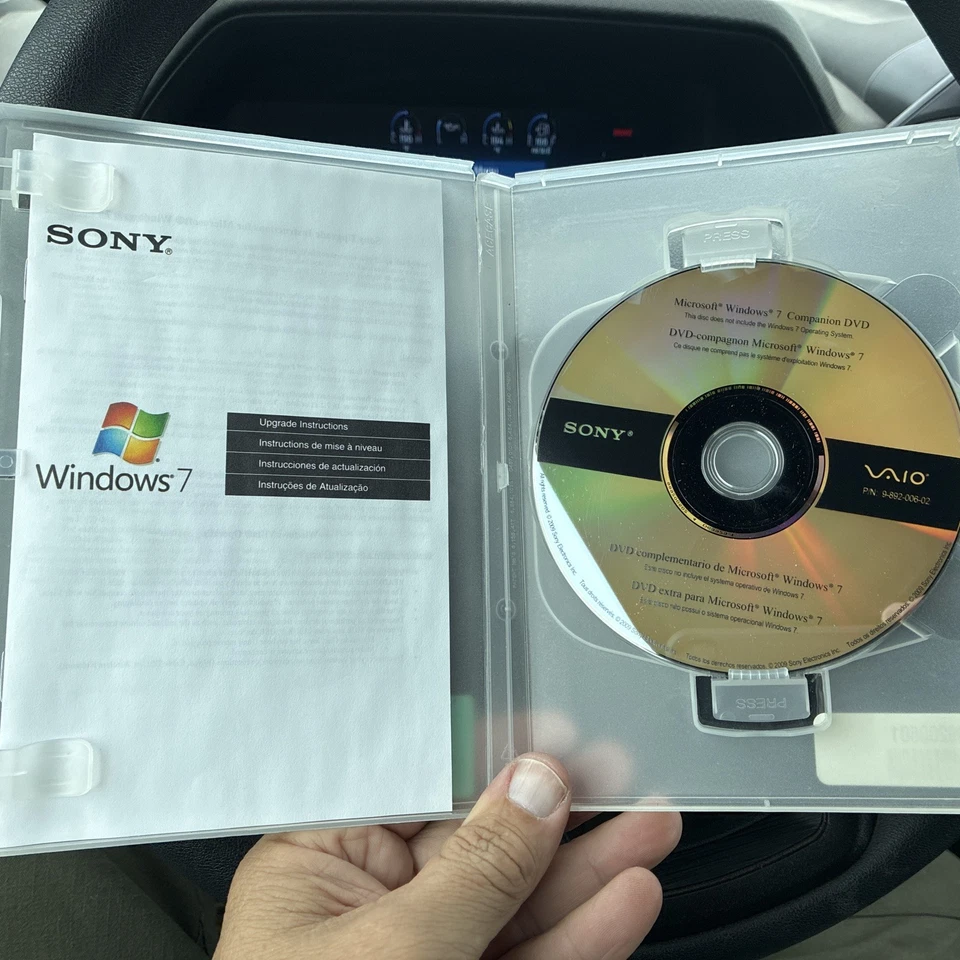 Sony Vaio Windows Vista Home to Windows 7 Home Premium Upgrade Disc DVD - 2 Disc - Image 2 of 4