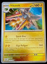 Pokemon TCG Vikavolt 026/084 Holo Rare Stage 2 160 HP English Lost Thunder