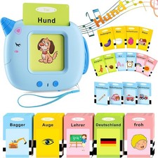 Deutsch, Sprechende Flash-Karten Lernspielzeug für Kleinkinder 1-6 Jahre Alt,...