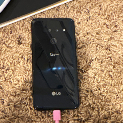 LG G8 ThinQ 128GB Smartphone - Black, Slate Style, LG Model G8 ThinQ