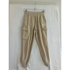 Nike Sportswear Fleece Cargo Joggers Tan Sweatpants Boys Large Athletic Wear