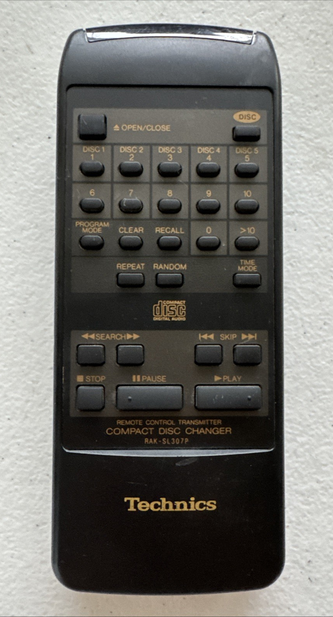 Technics Remote Control Rak-sl948wk for Sl-pd8 5 Disc CD