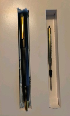 Lamy Imporium Black Titanium Ballpoint Pen CIB (L292) EUC