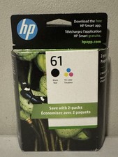 Genuine New HP 61 Black  Color Ink Cartridges Combo CR259FN Exp August 2025