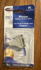 New Belkin Pro Series Mouse Serial to PS/2 Adapter DB9 Male F4A611 Original