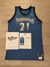 Kevin Garnett Jersey Game Used NBA Game Worn Puma Minnesota Timberwolves Jersey
