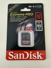 SanDisk Extreme PRO 32GB SDHC UHS-I 95MB/s Memory Card Full HD NEW