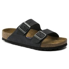Birkenstock Arizona Soft Footbed Oiled Nubuck Leather Sandals Comfort Support