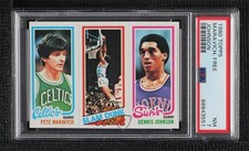 1980 Topps Pete Maravich Dennis Johnson World B Free #194-264-38 PSA 7 HOF 0i1b
