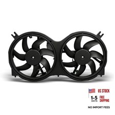 Dual Radiator Fan with Control Module Replacement for Pathfinder 2013-2017