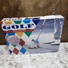 Golf The Game Indoor/Outdoor Dexterity Minigolf Game Open Box / Damaged Box