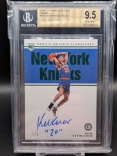 2018 Panini Encased Rookie Notable Signature Green Kevin Knox RC #1/5 BGS 9.5