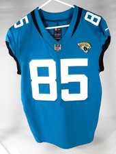 2022 Jacksonville Jaguars Dan Arnold #85 Game Issued Blue Jersey 42 833