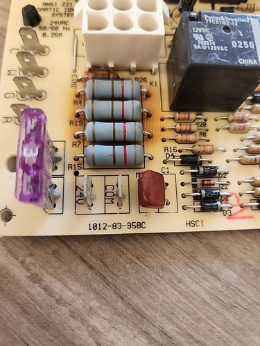 Honeywell 1012-958 Furnace Control Circuit Board 624602-B 1012-83-958C - Picture 2 of 5