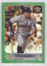 2022 Topps Chrome Logofractor Edition Green Refractor 91/99 Alex Bregman 0vf5