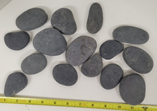 15pc Rocks for Painting Flat River Rocks 2"-3" Stones for Crafts Art