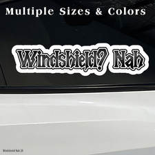 For Jeep Windshield Nah Funny Vinyl Decal