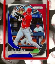 SHOHEI OHTANI 2020 PRIZM #152 CARD RED, WHITE & BLUE PRIZM