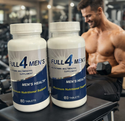 2 Full 4 Men s Multivitamin & Multimineral Supplement 120 Tabs Men s Health MAN