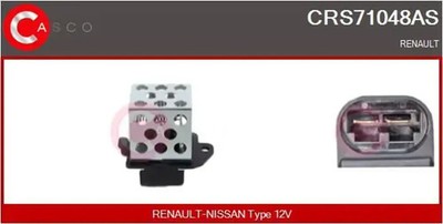 Kühlerlüfter-Widerstand CRS71048AS CASCO für RENAULT FLUENCE MEGANE III Coupe