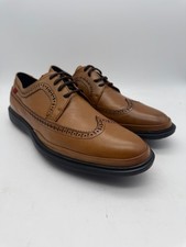 BRAND NEW Marc Joseph New York William Tan Burnished Leather Wingtips Size 9.5