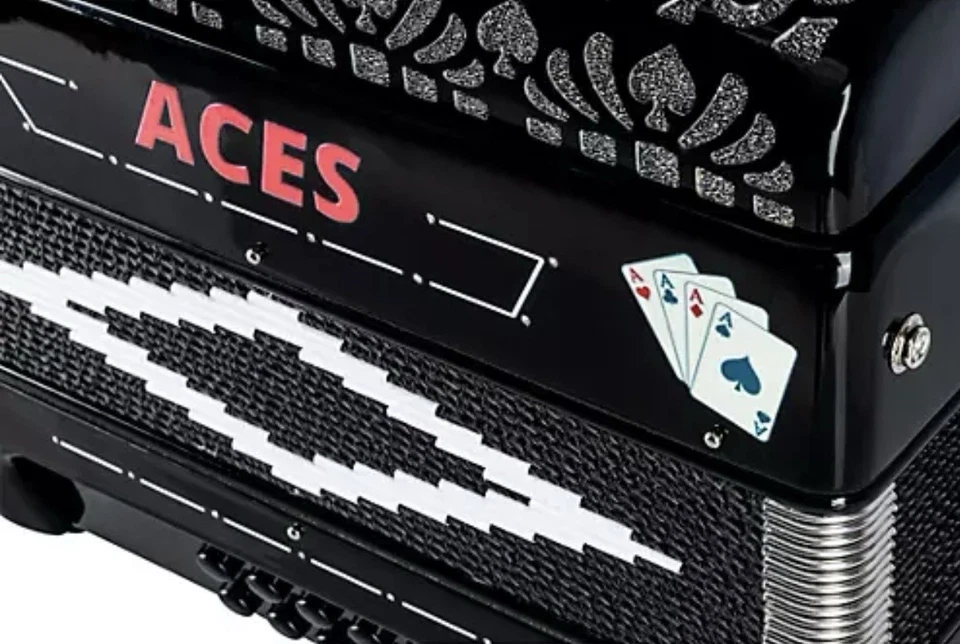 Hohner Hohnica ACES II 34 Button 3 Switches Key of GCF (SOL) Diatonic Accordion - Image 3 of 4