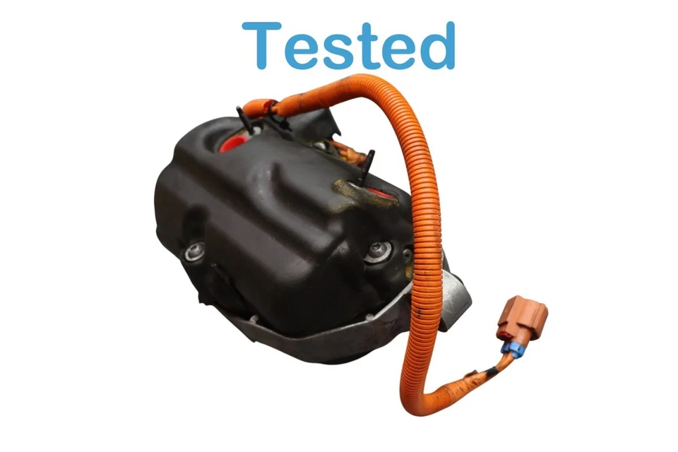 12-16 Tesla Model S Electric AC Air Compressor Pump Assembly Black 102839800 Oem - Image 3 of 4