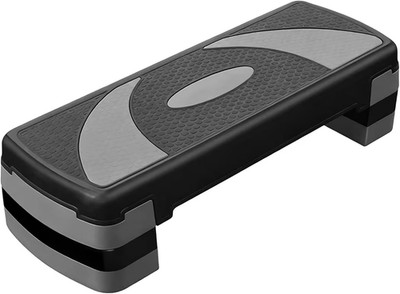 78cm Fitness Aerobic Step rutschfest Übung Stepper Home Gym Workout schwarz