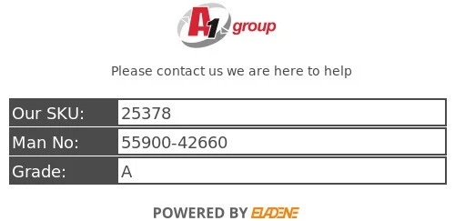 TOYOTA RAV-4 EXCEL MK5 AC HEATER CONTROL PANEL 2019-2024 55900-42660 - Image 4 of 4