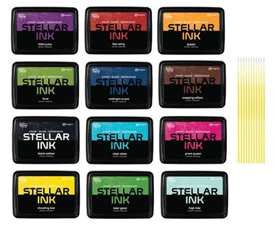 Simon Hurley Stellar Dye Ink Bundles - SHC Stellar Ink Pads & Reinkers, Released