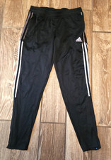 Adidas Essentials 3 Stripes Tapered Regular Fit Tiro Track Pants Black Medium
