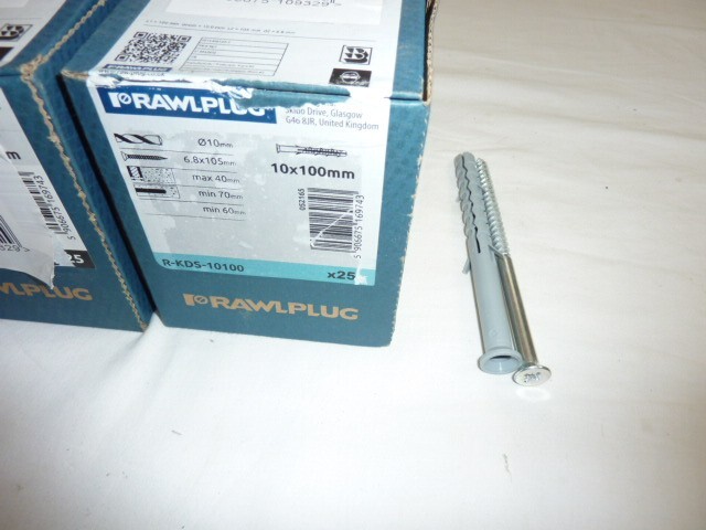 Rawlplug M10 Frame Fixings 10 x 100mm R-KDS-10100 x 50