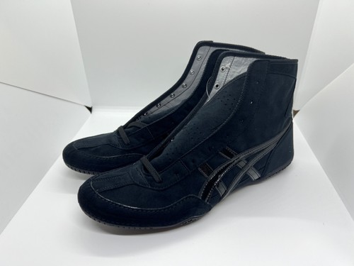 Zapatos de Boxeo Lucha Asics Negro Línea Negra Negro 1083A001 Nuevos EX-EO TWR900 - Imagen 2 de 20