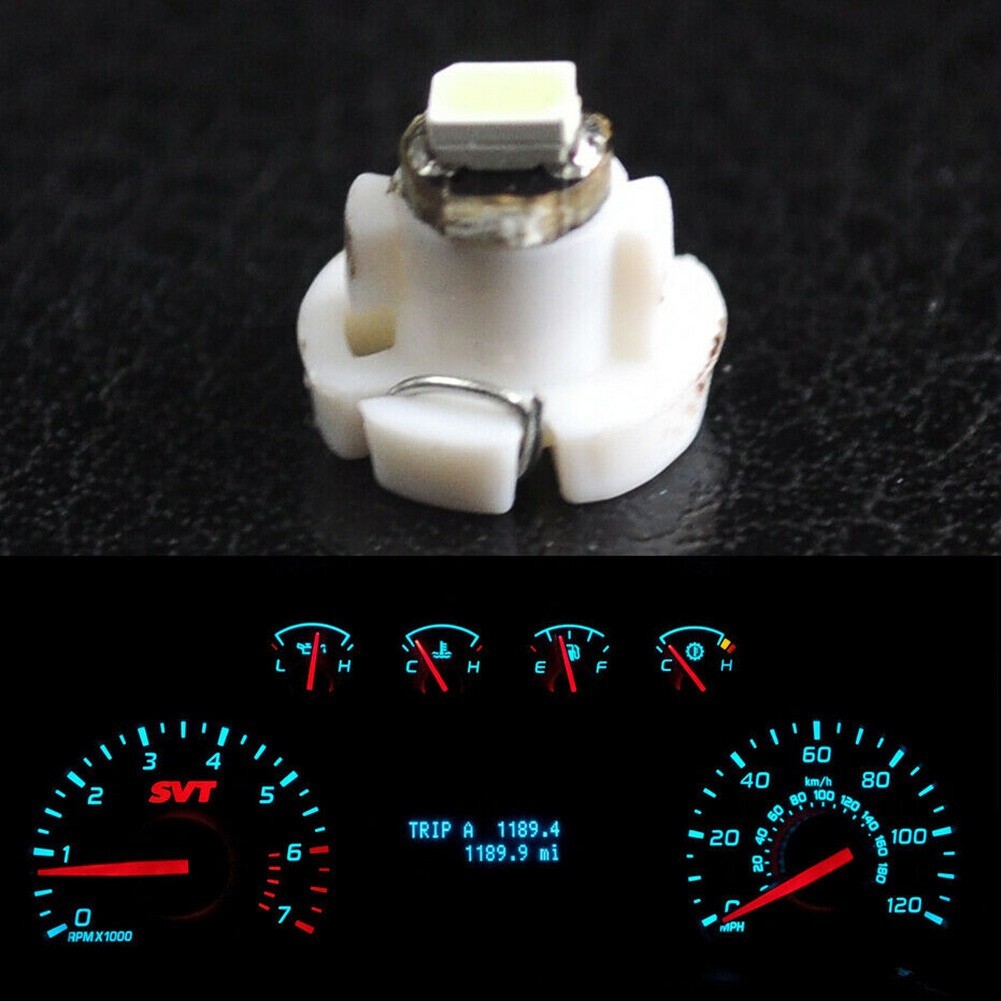 Ampoules Tableau de Bord T4.2 Haut Plat Glace Bleu Outil Kit LED Léger