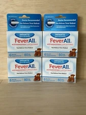 4-Feverall Infants' Acetaminophen Rectal Suppositories Pain Reliever/Fever
