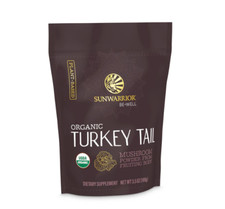 Sunwarrior Organic Turkey Tail Mushroom Powder Turkey Mushroom Immune Sup, 100g