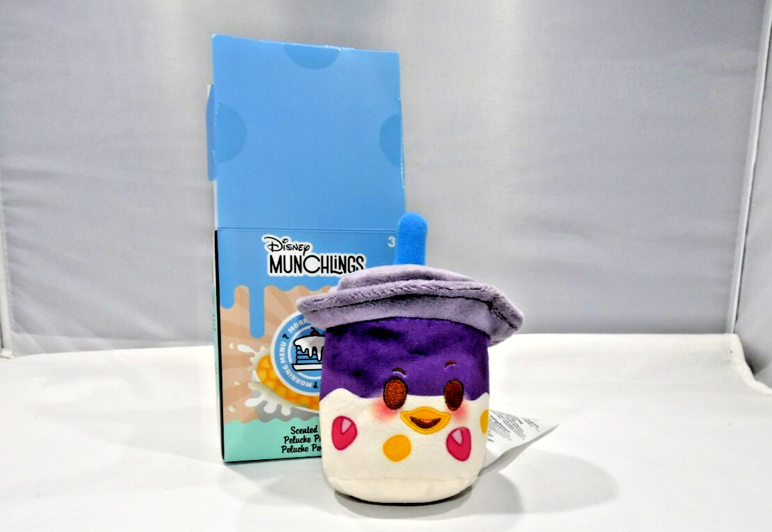 Disney Munchlings Plush Morning Menu Darkwing Duck Fruit Parfait Cup