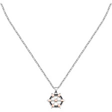 Collana uomo/ragazzo gioielli Morellato VERSILIA SAHB17 timone cristalli neri