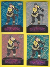 2020-21 Upper Deck UD Dazzlers Extended Charlie McAvoy (Orange Green Pink Blue)