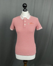 Prada Luna Rossa Womens White Red Striped Pol...